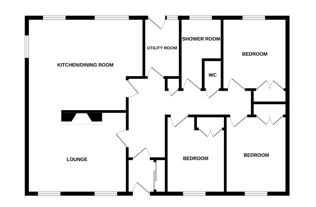 Floor plan of Quinaig